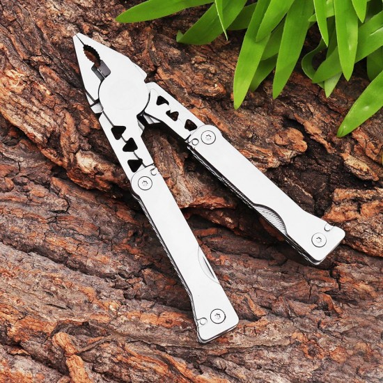 11 in 1 Pocket Multifunctional Tools Plier Wire Cutter Bottle Opener Outdoor Survival Hiking Camping Tool Stainless Steel 11 in 1 Pocket Multifunctional Tools Plier Wire Cutter Bottle Opener Outdoor Survival Hiking Camping Tool Stainless Steel
