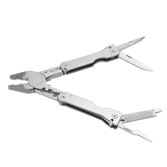 11 in 1 Pocket Multifunctional Tools Plier Wire Cutter Bottle Opener Outdoor Survival Hiking Camping Tool Stainless Steel 11 in 1 Pocket Multifunctional Tools Plier Wire Cutter Bottle Opener Outdoor Survival Hiking Camping Tool Stainless Steel