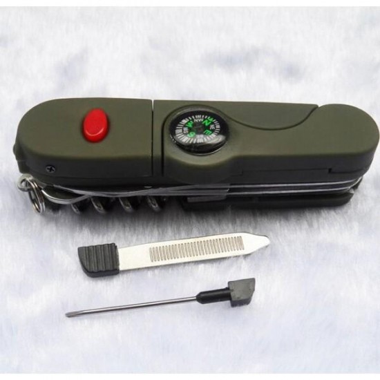 13 in 1 Multifunctional Folding Pocket Army Camping Outdoor Survival Tools Swiss Style Camping