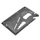 14 in 1 Multi-function Screwdriver Wrench Survival Tools Card 14 in 1 Multi-function Screwdriver Wrench Survival Tools Card