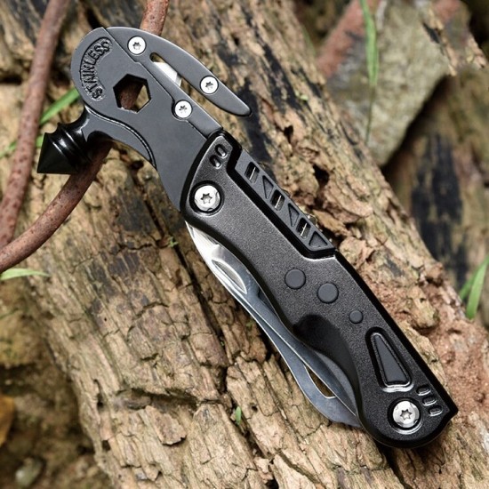 153MM Multifunctional Cutting Pliers Folding Outdoor Car Safety Hammer Camping Home Cutting Survival Kitchen EDC Tools With LED 153MM Multifunctional Cutting Pliers Folding Outdoor Car Safety Hammer Camping Home Cutting Survival Kitchen EDC Tools With LED
