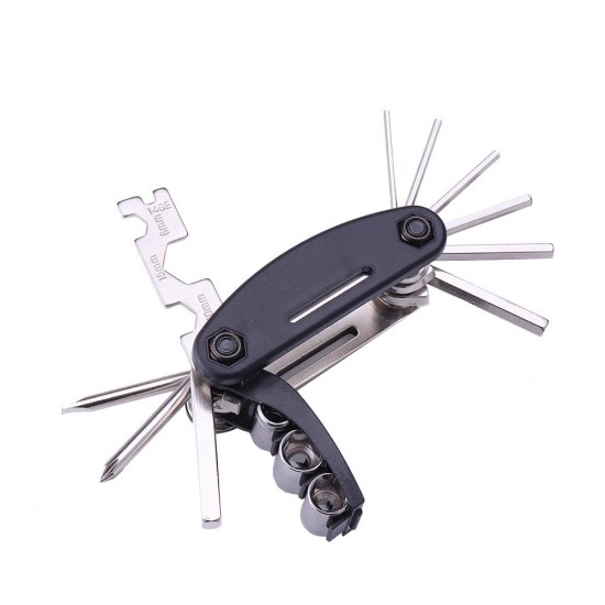 16 in 1 Multifunctional Bicycle Repair Tools Kit Hex Spoke Cycling Screwdriver Tool MTB Mountain Cycling Bike Repair Tool 16 in 1 Multifunctional Bicycle Repair Tools Kit Hex Spoke Cycling Screwdriver Tool MTB Mountain Cycling Bike Repair Tool