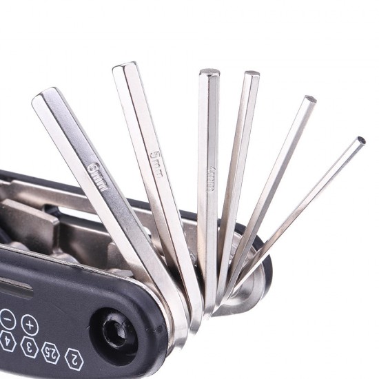16 in 1 Multifunctional Bicycle Repair Tools Kit Hex Spoke Cycling Screwdriver Tool MTB Mountain Cycling Bike Repair Tool 16 in 1 Multifunctional Bicycle Repair Tools Kit Hex Spoke Cycling Screwdriver Tool MTB Mountain Cycling Bike Repair Tool