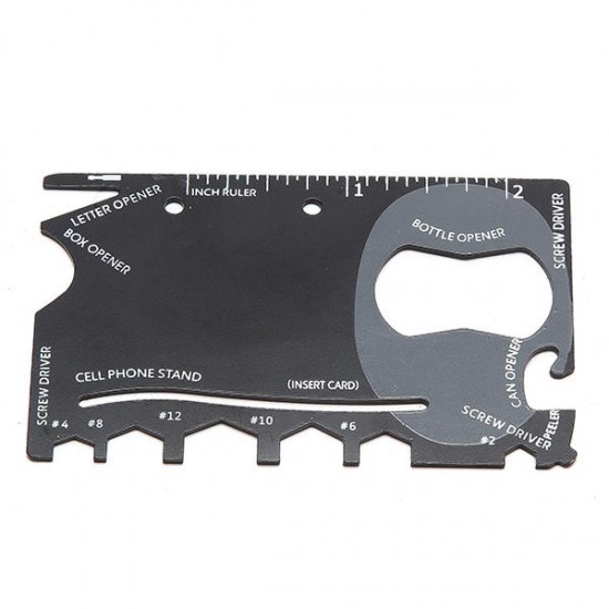 18 in 1 Wallet Credit Card Tactical Mini Pocket Safety Military Survival Camping Hand Tools 18 in 1 Wallet Credit Card Tactical Mini Pocket Safety Military Survival Camping Hand Tools