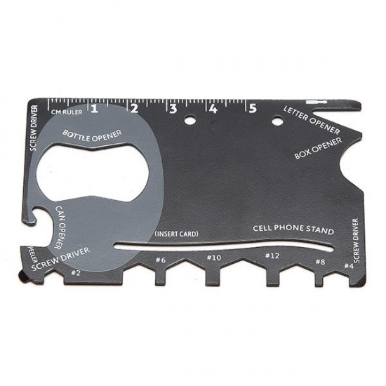 18 in 1 Wallet Credit Card Tactical Mini Pocket Safety Military Survival Camping Hand Tools 18 in 1 Wallet Credit Card Tactical Mini Pocket Safety Military Survival Camping Hand Tools