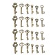 24 Antique Old Vintage Look Skeleton Keys Lot Bronze Tone Pendants Jewelry Mix Set 24 Antique Old Vintage Look Skeleton Keys Lot Bronze Tone Pendants Jewelry Mix Set