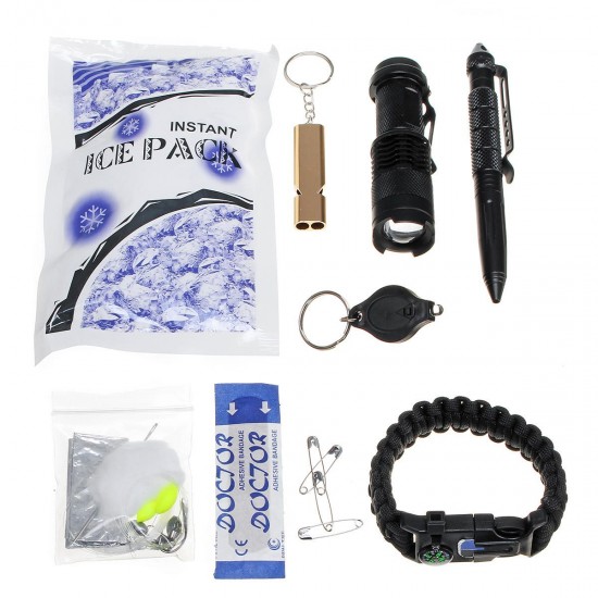 25 in 1 SOS Emergency Camping Survival Equipment Tools Kit Outdoor Gear Tactical Tool 25 in 1 SOS Emergency Camping Survival Equipment Tools Kit Outdoor Gear Tactical Tool