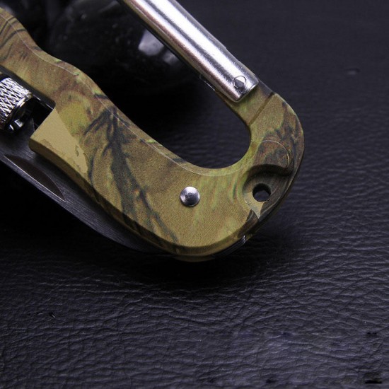 4 In 1 Multifunctional Tool Carabiner Hook Cutter Gear EDC Tool Outdoor Camping 4 In 1 Multifunctional Tool Carabiner Hook Cutter Gear EDC Tool Outdoor Camping