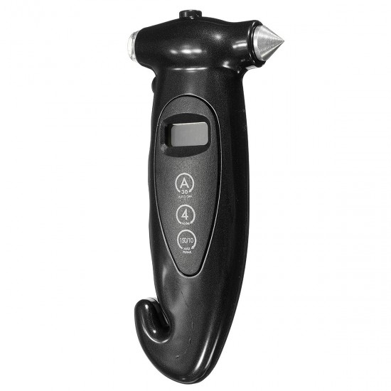 5 in 1 LCD Digital Tire Pressure Gauge Night Lighting Hammer Cutter Deflation Needle Function 5 in 1 LCD Digital Tire Pressure Gauge Night Lighting Hammer Cutter Deflation Needle Function