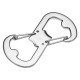 8 Style Multi-function Buckle Clasp Bottle Opener Leder Tool