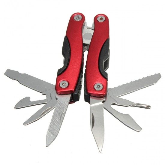 9 In 1 Portable Pocket Multitool Plier Survival Camping Travel Life Tools