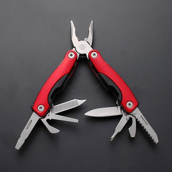 9 In 1 Portable Pocket Multitool Plier Survival Camping Travel Life Tools