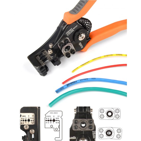 Automatic Stripping Pliers Wire Stripper Multi-function Electrician Wire Cutters 0.35-8.2mm² Multifunctional Wire Cable Stripper Automatic Stripping Pliers Wire Stripper Multi-function Electrician Wire Cutters 0.35-8.2mm² Multifunctional Wire Cable Stripper