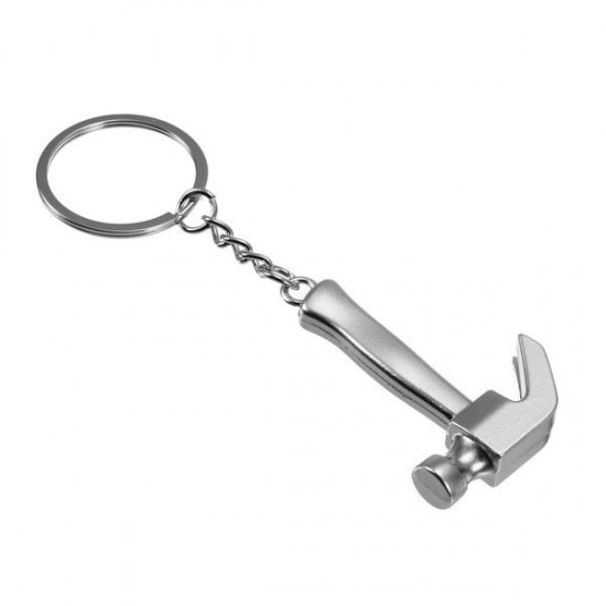 Creative Mini Tool Model Claw Hammer Key Chain Ring