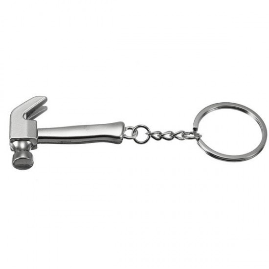 Creative Mini Tool Model Claw Hammer Key Chain Ring Creative Mini Tool Model Claw Hammer Key Chain Ring