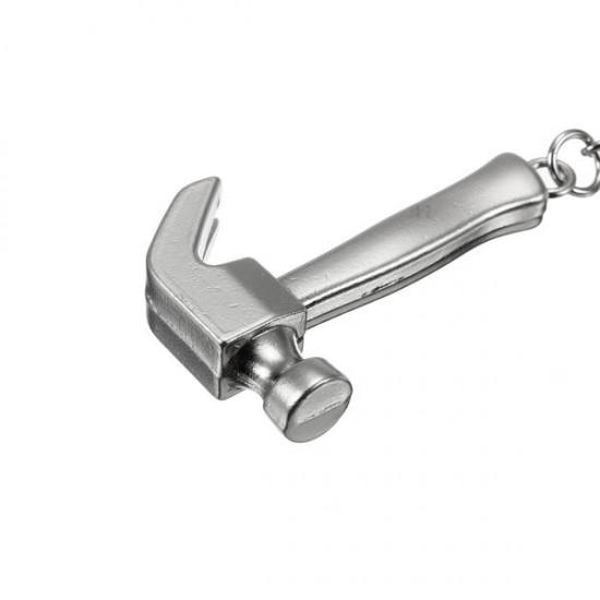 Creative Mini Tool Model Claw Hammer Key Chain Ring