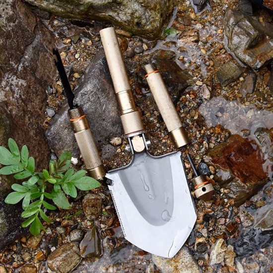 Portable Multifunctional Outdoor Survival Folding Shovel Vehicle Garden Shovel Aluminum Alloy Handle Portable Multifunctional Outdoor Survival Folding Shovel Vehicle Garden Shovel Aluminum Alloy Handle
