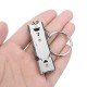 Double Pipe High Decibel Stainless Steel Outdoor Emergency Survival Whistle Keychain Camping HIking Keychain Whistle Double Pipe High Decibel Stainless Steel Outdoor Emergency Survival Whistle Keychain Camping HIking Keychain Whistle