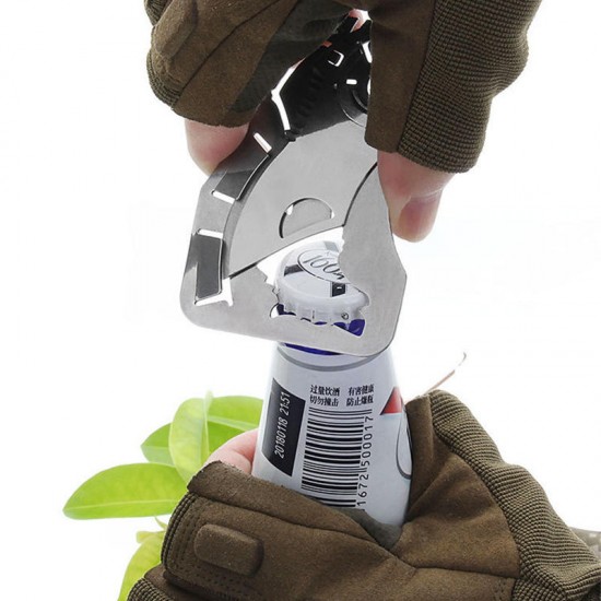EDC Multifunctional Tools Mini Bottle Opener Screwdriver Stainless Fold Camping Tactical Folding Pocket Ring Outdoor Tools EDC Multifunctional Tools Mini Bottle Opener Screwdriver Stainless Fold Camping Tactical Folding Pocket Ring Outdoor Tools
