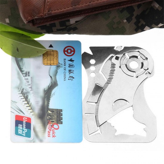 EDC Multifunctional Tools Mini Bottle Opener Screwdriver Stainless Fold Camping Tactical Folding Pocket Ring Outdoor Tools