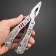 G301 Stainless Steel Multitools Folding Pliers Tool with 11pcs Replaceable Screwdriver Bits