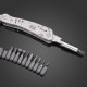 G301 Stainless Steel Multitools Folding Pliers Tool with 11pcs Replaceable Screwdriver Bits