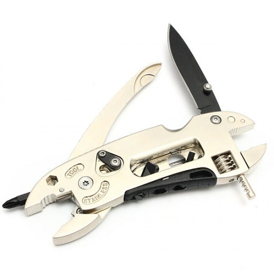 Golden Multitool Adjustable Wrench Jaw+Screwdriver+Pliers Multitool Set Golden Multitool Adjustable Wrench Jaw+Screwdriver+Pliers Multitool Set