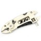 Golden Multitool Adjustable Wrench Jaw+Screwdriver+Pliers Multitool Set