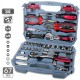 67pcs Hand Tool Set Metric Car Auto Repair Automotive Mechanics Tool Kit Home Garage Socket Wrench Tools with Tool Case