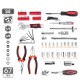 67pcs Hand Tool Set Metric Car Auto Repair Automotive Mechanics Tool Kit Home Garage Socket Wrench Tools with Tool Case