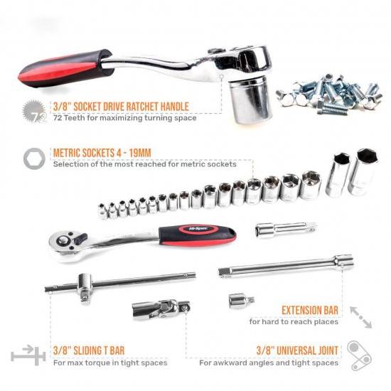 67pcs Hand Tool Set Metric Car Auto Repair Automotive Mechanics Tool Kit Home Garage Socket Wrench Tools with Tool Case 67pcs Hand Tool Set Metric Car Auto Repair Automotive Mechanics Tool Kit Home Garage Socket Wrench Tools with Tool Case