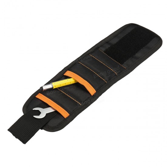 Magnetic Wristband Strong Magnets Pockets for Holding Tools Screws Nails Drill Bits Small Metal Part