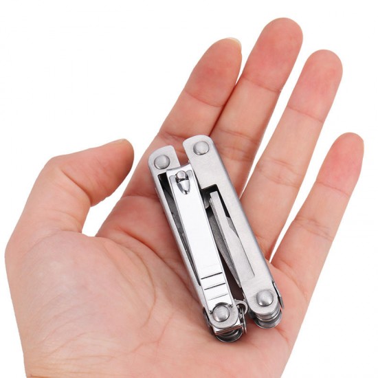 Mini Multifunctional Nail Cleaning Tool Set with Screwdriver Cutter Bottle Opener