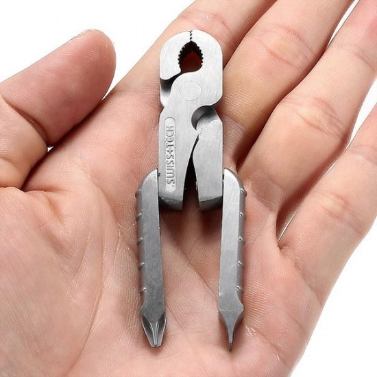 Mini Portable Folding Pliers Screwdriver Mini Multifunctional Tools