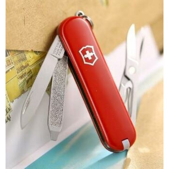 Mini Portable Multifunctional Folding Kniffe 440A Stainless Steel 58mm Red from