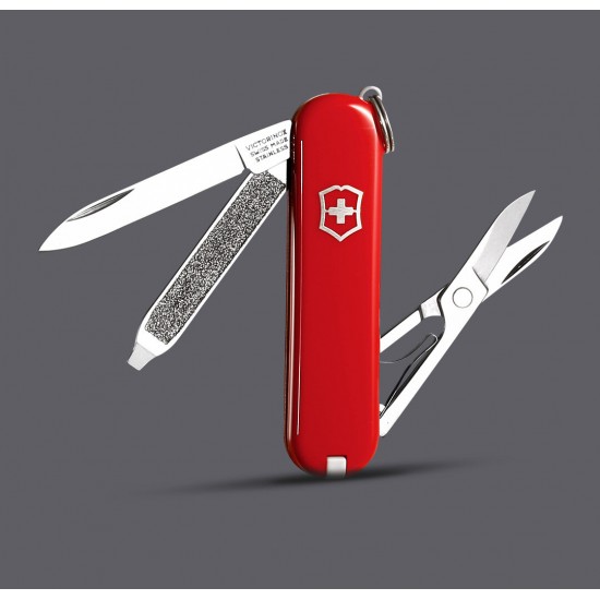 Mini Portable Multifunctional Folding Kniffe 440A Stainless Steel 58mm Red from