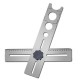 Multi-Functional Ceramic Tile Hole Locator Ruler Adjustable Punching Hand Tool Multi-Functional Ceramic Tile Hole Locator Ruler Adjustable Punching Hand Tool