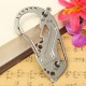 Multifunction Stainless Steel Portable Key Chain Holder Carabiner Wrench EDC Outdoor Tool