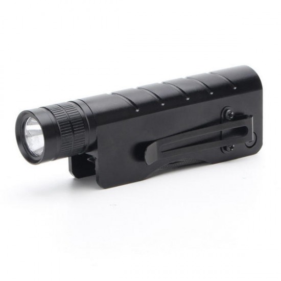 Multifunctional Black 3-Mode Flashlight Saw Bottle Opener Ruler Tool Set