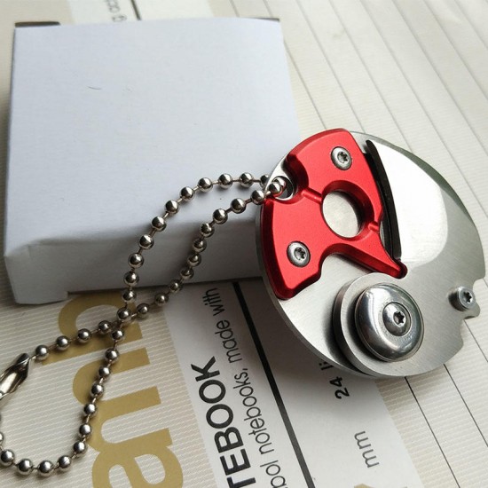 Multifunctional Coin Shaped Folding EDC Portable Mini Outdooors Pocket Survival Tools with Key Multifunctional Coin Shaped Folding EDC Portable Mini Outdooors Pocket Survival Tools with Key
