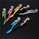 Multifunctional Stainless Metal Corkscrew Wine Beer Bottle Opener 7 Colors Multifunctional Stainless Metal Corkscrew Wine Beer Bottle Opener 7 Colors