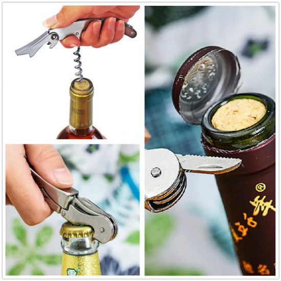 Multifunctional Stainless Metal Corkscrew Wine Beer Bottle Opener 7 Colors Multifunctional Stainless Metal Corkscrew Wine Beer Bottle Opener 7 Colors