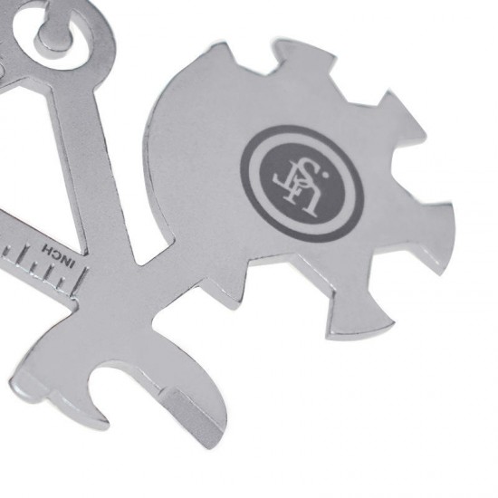 Multifunctional Stainless Steel Tool Card Bicycle Modeling EDC Card Tools Wrench Screwdriver Bottle Opener Multifunctional Stainless Steel Tool Card Bicycle Modeling EDC Card Tools Wrench Screwdriver Bottle Opener