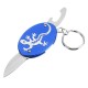 Portable EDC Mini Folding Pocket Cutter Hanging Keychain Key Ring Outdoor Survival Hiking Camping Multitools