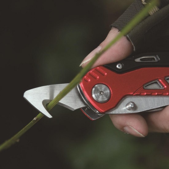 Portable Folding Multifunctional Tools EDC Plier Saw Screwdriver Cutter Outdoor Camping Survival