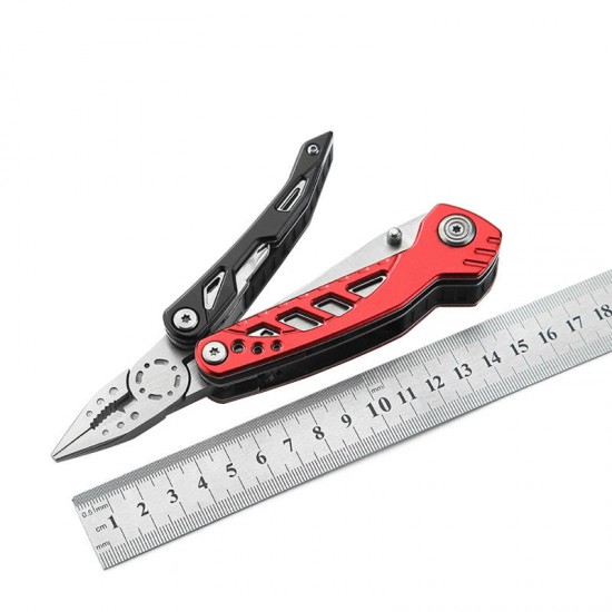 Portable Folding Multifunctional Tools EDC Plier Saw Screwdriver Cutter Outdoor Camping Survival