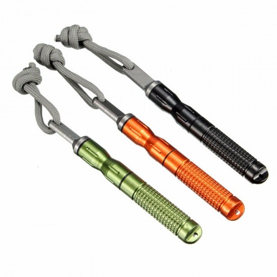 Portable Waterproof Big Stone Life Camp Kit Flint Fire Rod For Outdoor Survival And Fire