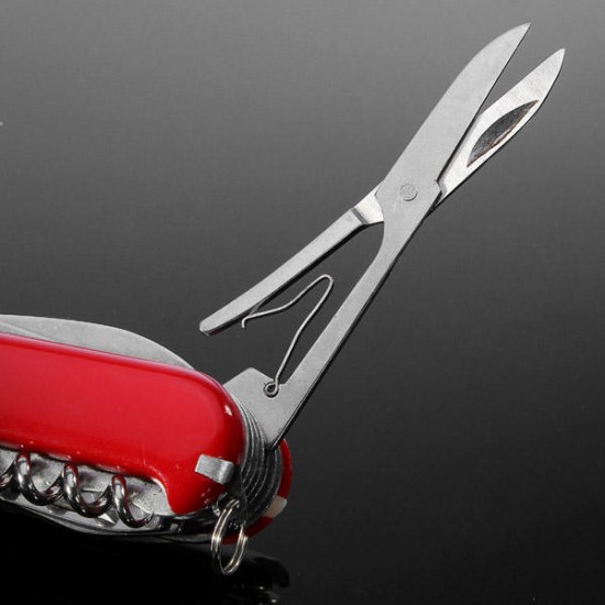 Red Swiss 91mm Multifunctional Folding Army Knives Survival Tools Red Swiss 91mm Multifunctional Folding Army Knives Survival Tools
