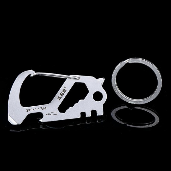 Multifunctional Keychain Tools Creative Car Waist Hanging for Men Women