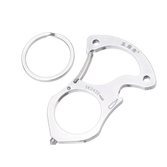 SK045E Multifunctional Key Chain Ring Buckle EDC Multi Tools Outdoor Camping Survival Tools Car Rescue Glass Breaker SK045E Multifunctional Key Chain Ring Buckle EDC Multi Tools Outdoor Camping Survival Tools Car Rescue Glass Breaker